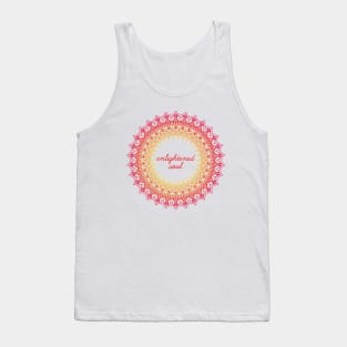 Enlightened Soul - Meditation Mandala Print Design GC-092-17 Tank Top